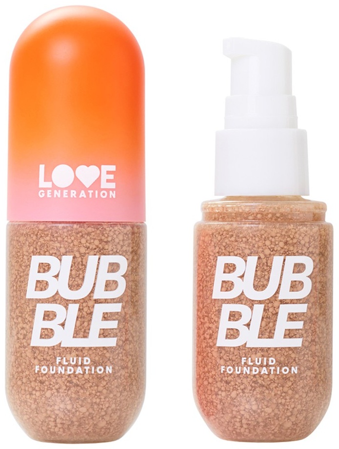Love Generation BUBBLE тональный флюид тон 02 caramel delight/ бежевый 40 мл