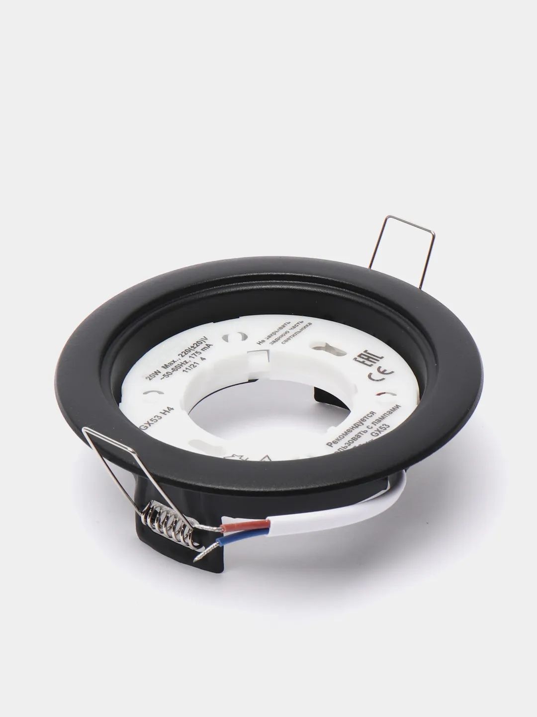 General Светильник LED GCL-13W/GX53/107х38мм/d87мм/черный матовый,(General)(50),661239 GX53