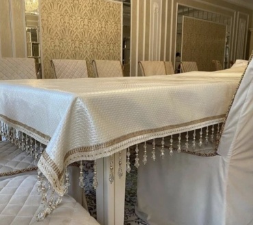 Скатерть 300x150 см, искусственная кожа, 1 шт