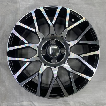 DIVAD BK5176 7x16/4x100 D67.1 ET35 4 диска черный, серебристый