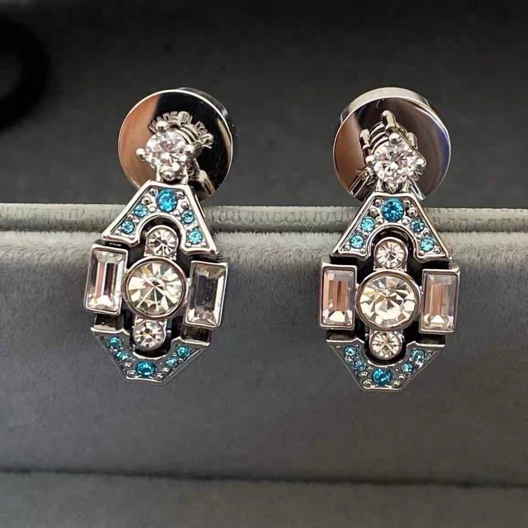 Серьги LoLo Crystals бижутерный сплав, цирконий