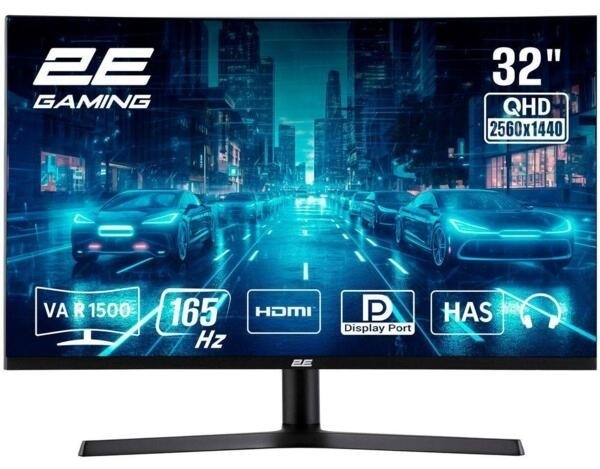 Монитор 31.5" 2E 2E-G3223B-01.UA черный
