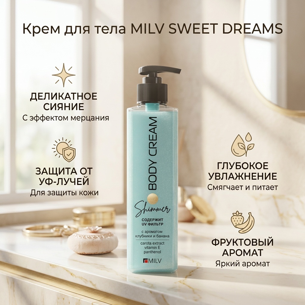 MILV SWEET DREAMS крем для тела 250 мл