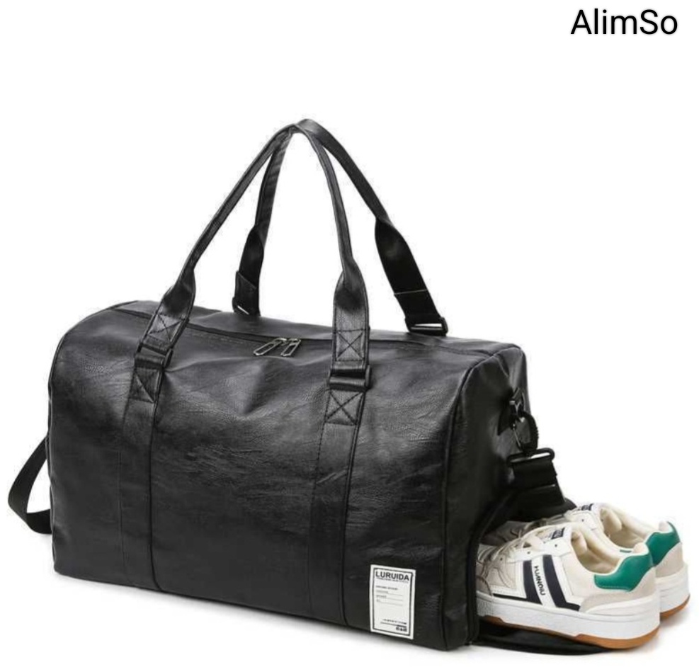Саквояж AlimSo искусственная кожа черный 40 л