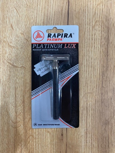 Rapira Platinum Lux Т-образная бритва 1 шт