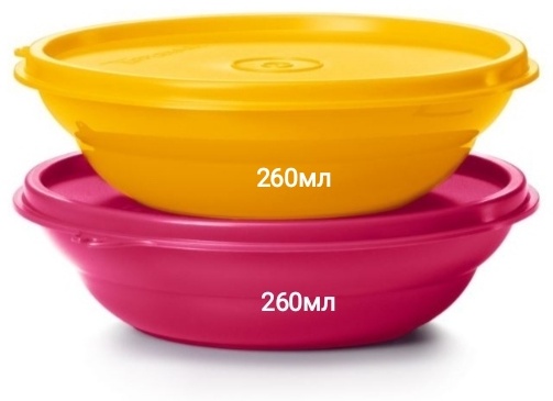 Tupperware набор контейнеров РП 2173 2 шт, полимер