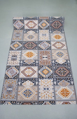 Ковровая дорожка Carpets Vitebsk безворсовая, полиамид, войлок, 250 см x 4 м