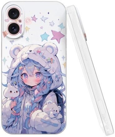 Чехол Mcover для Apple iPhone 16 рисунок