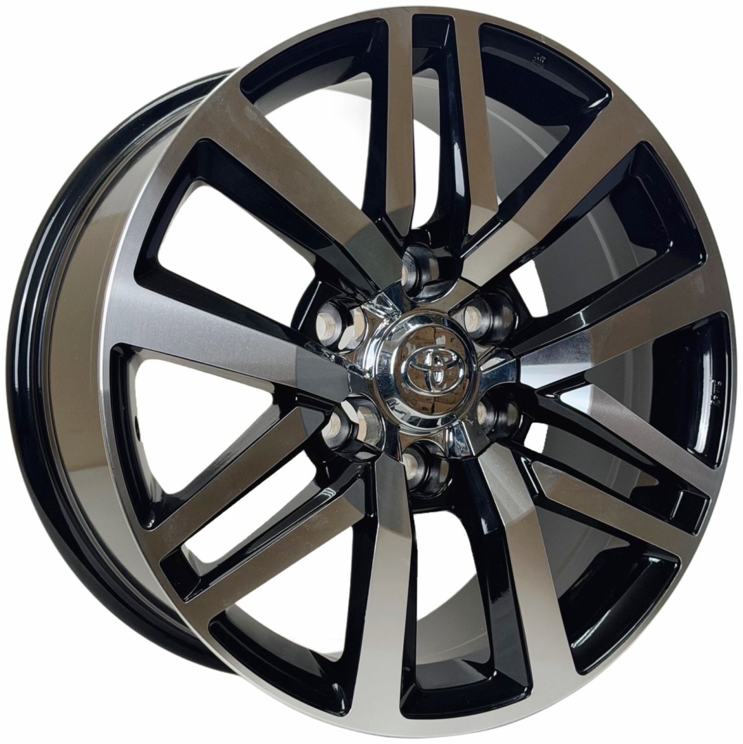 Wheels 722DD 8x18/6x139.7 D106.1 ET25 4 диска черный, хром