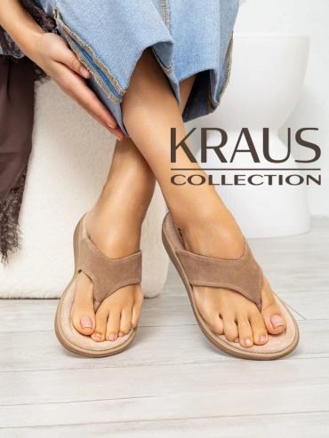 Шлепанцы Kraus Collection бежевый