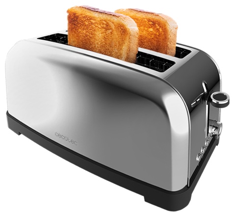Тостер Cecotec Toastin&apos time 1500 Inox Lite стальной