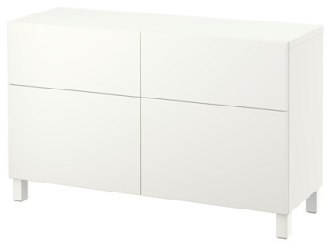 Комод IKEA BESTÅ, 120x42x74 см, белый