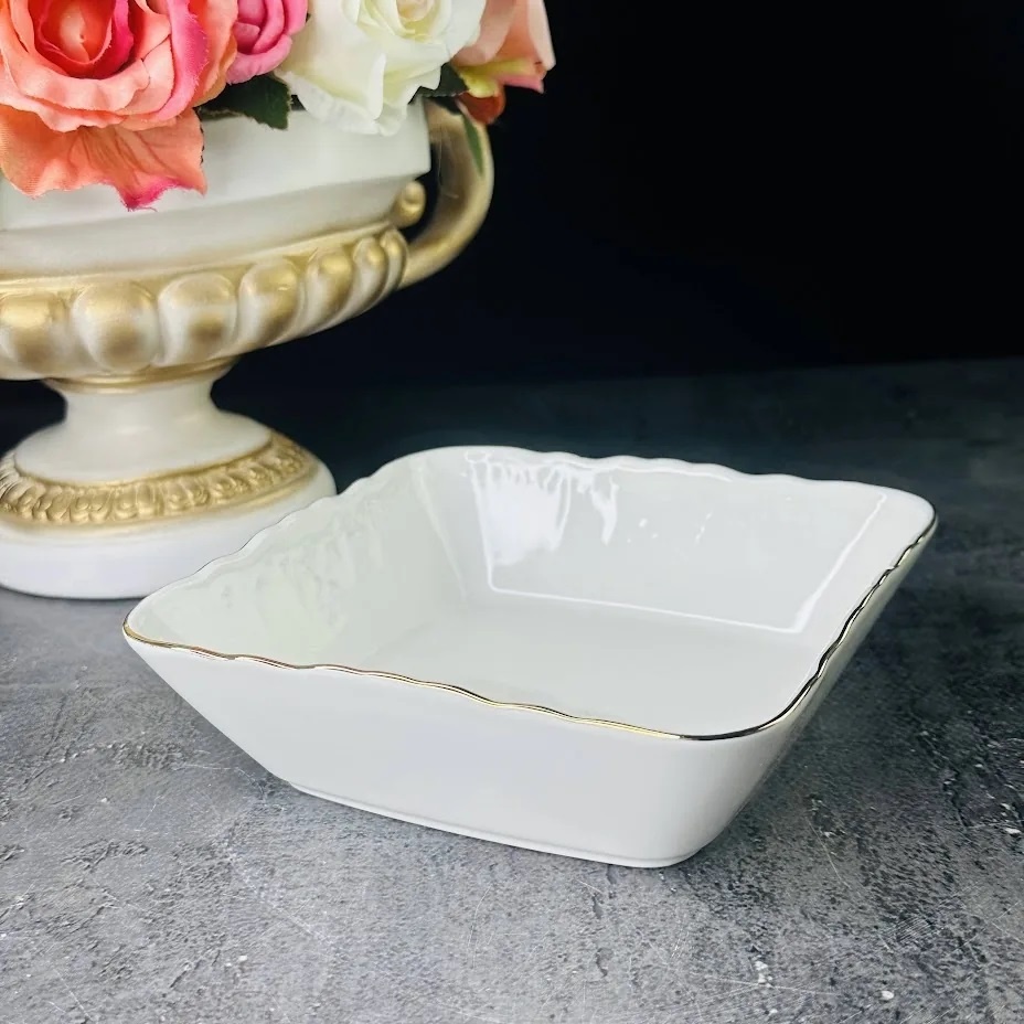 Салатник Lenardi Maria Gold 20х20 см, фарфор, 1 шт