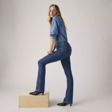 Джинсы клеш Levis синий
