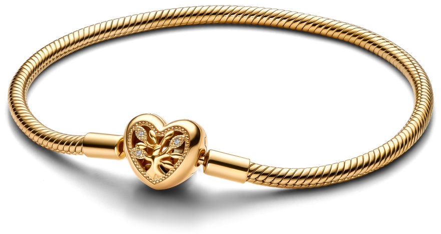 PANDORA «Семейное древо» 563516C01-21 длина 21 см вес 13.71 г сплав покрытый золотом 14К, цирконий