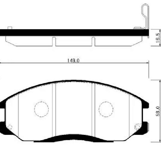 Колодки HSB HP0024