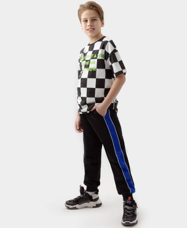 Спортивные брюки Button Blue черный