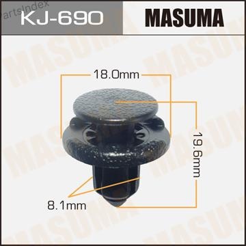 MASUMA Клипса Крепежная KJ690