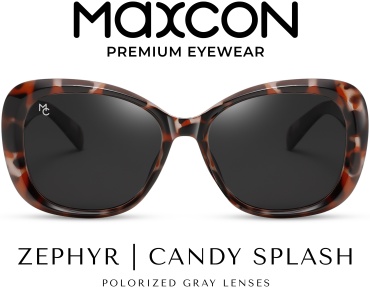 MAXCON солнцезащитные очки прямоугольные поляризованные