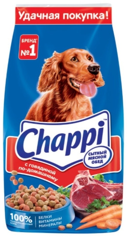 Корм Chappi Говядина по домашнему 15 кг