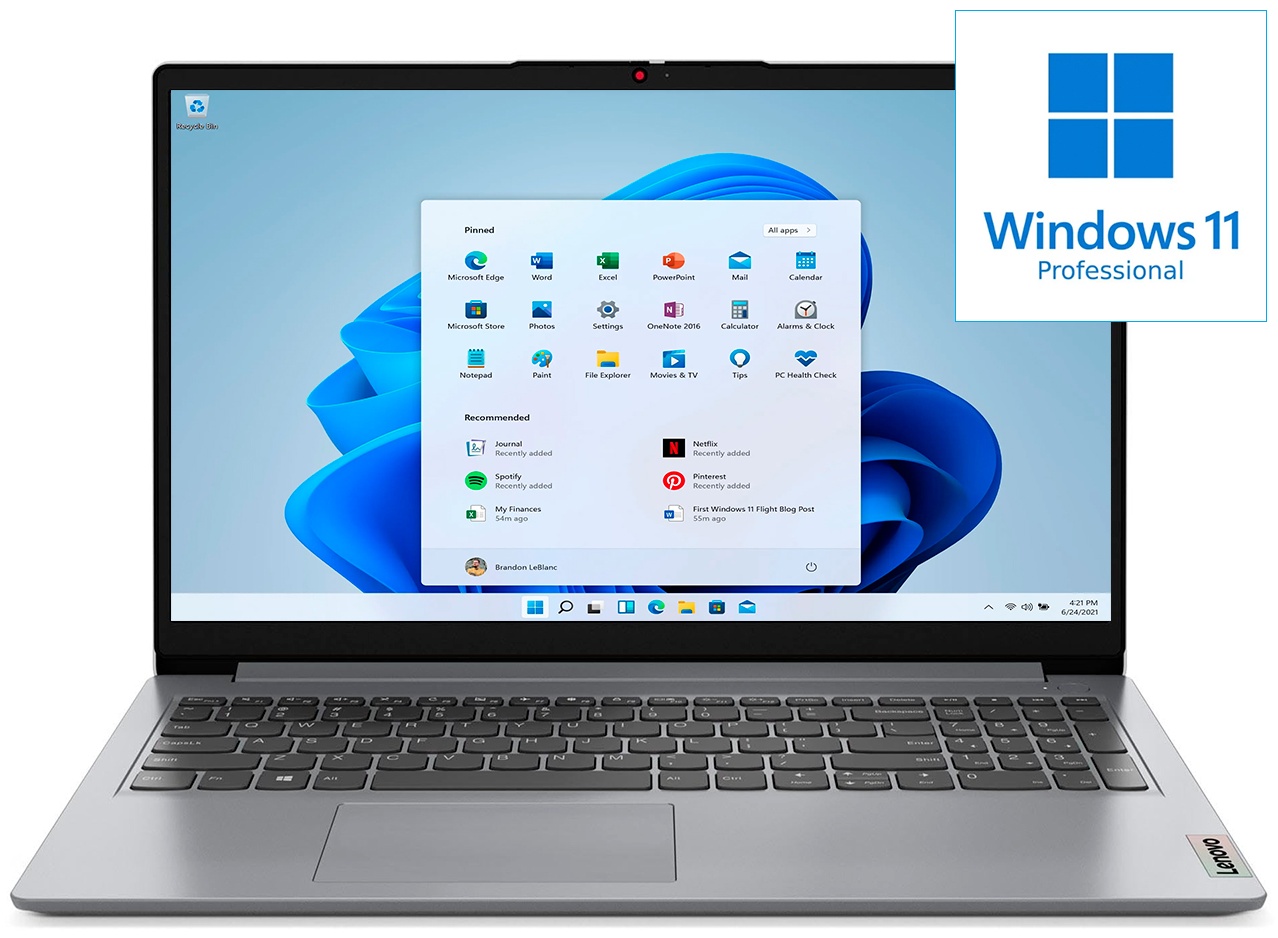 Ноутбук Lenovo IdeaPad 1 15IJL7 15.6" / 16 Гб / SSD 2000 Гб / Win 11 Pro / 82LX15G9RK