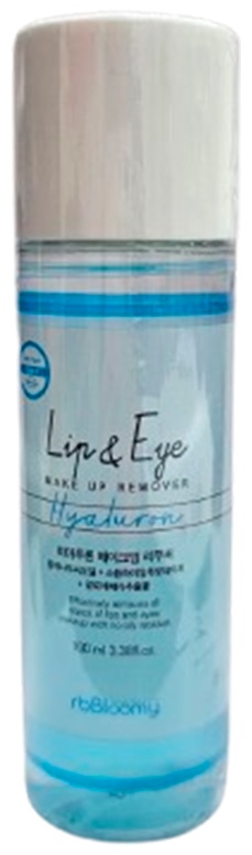 RbBloomy Hyaluron Lip Eye Remover жидкость для снятия макияжа 100 мл