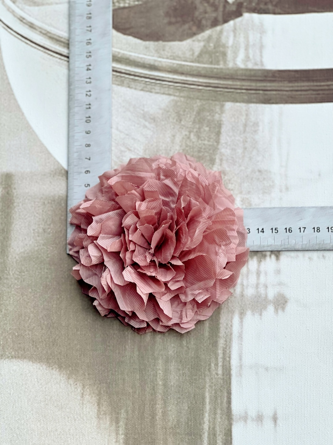 Накладка Strygina Peony Misty rose аксессуар для одежды темно-розовый