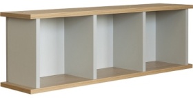 Полка Пинскдрев Портус Н00109736, 85х20x28 см, светло серый, коричневый