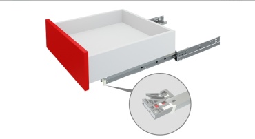 Boyard DB88885ZN направляющие скрытого монтажа , сталь 2 шт