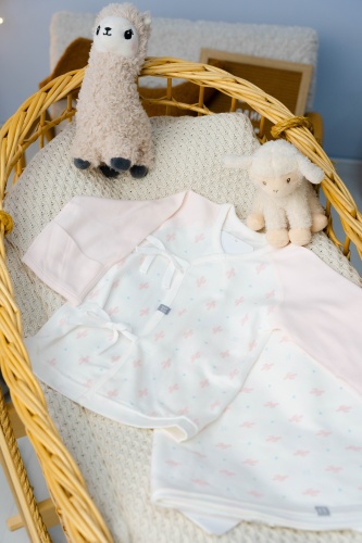 Распашонка Cuby n mom розовый