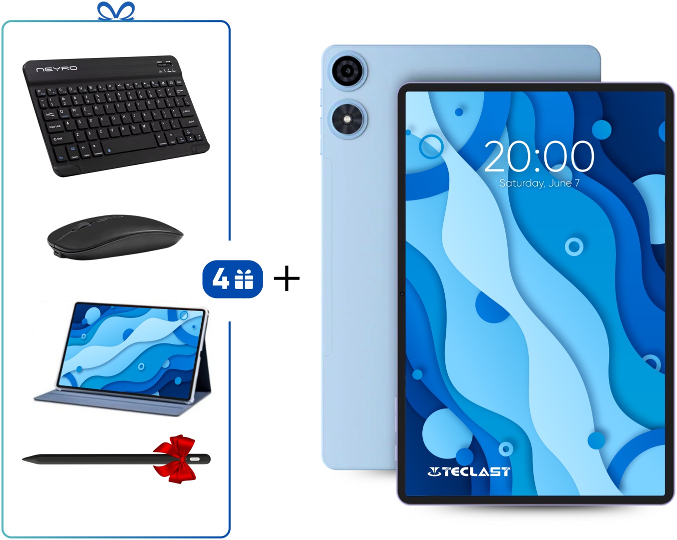 Планшет Teclast P50 11 дюйм 8 Гб/128 Гб голубой + подарок