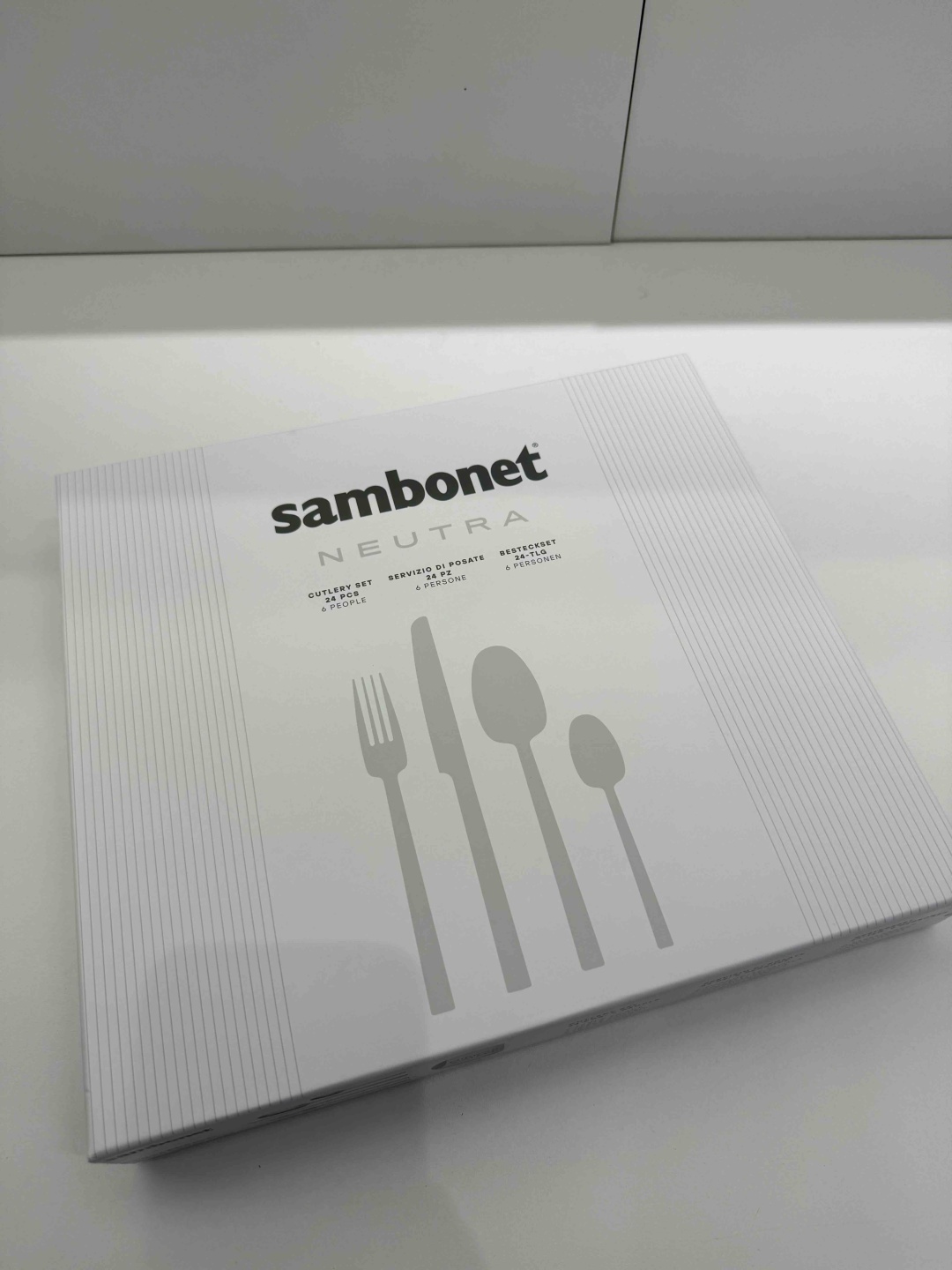 Набор столовых приборов Sambonet 24 шт, серебристый Sambonet