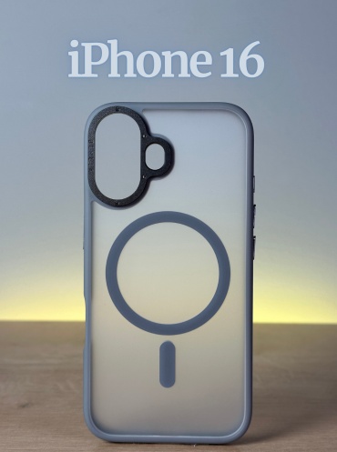 Чехол Mobile Store для Apple iPhone 16 серый