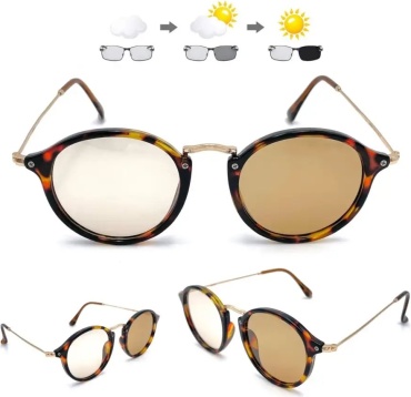Smakhtin'S eyewear & accessories солнцезащитные очки круглые фотохромные (хамелеон)