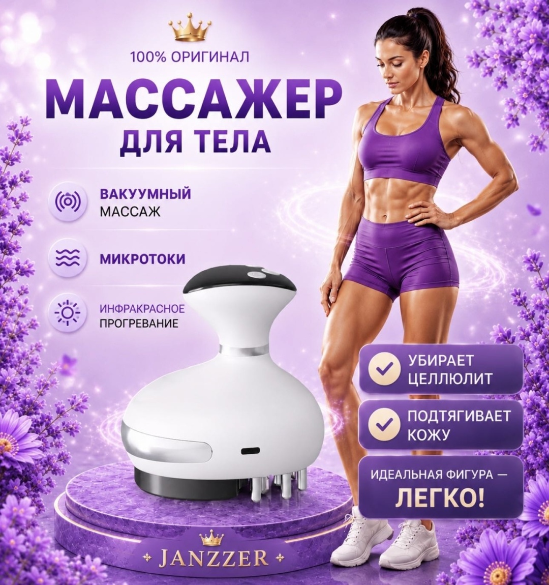 JANZZER микротоковый массажер SL-M01A-B