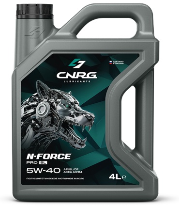 Полусинтетическое C.N.R.G. N-Force Pro SL 5W-40 4 л