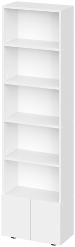 Стеллаж напольный GreenMebel СТЖ 6, 50x26.2x179.3 см, белый