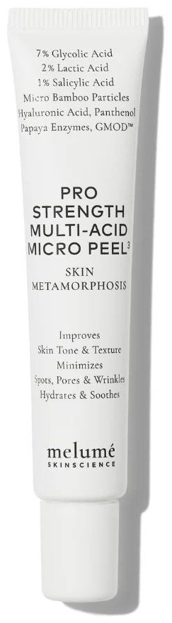 Melume Skinscience пилинг TRAVEL SIZE PRO STRENGTH MULTI-ACID MICRO PEEL³, 20 ML 20 мл