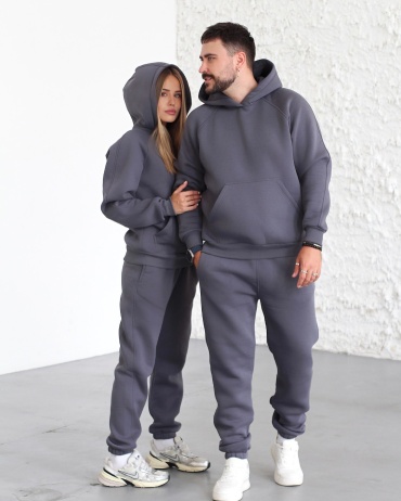 Повседневный костюм KOMMY BRAND графит