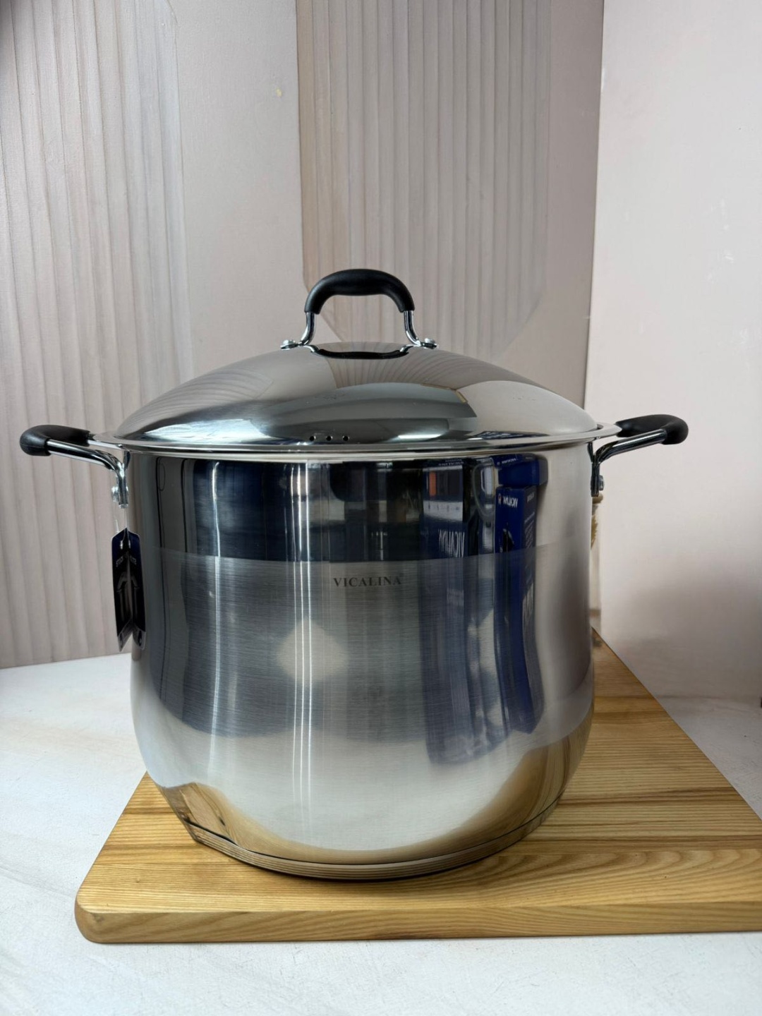 Кастрюля 20 л, Vicalina VL-34sm нержавеющая сталь