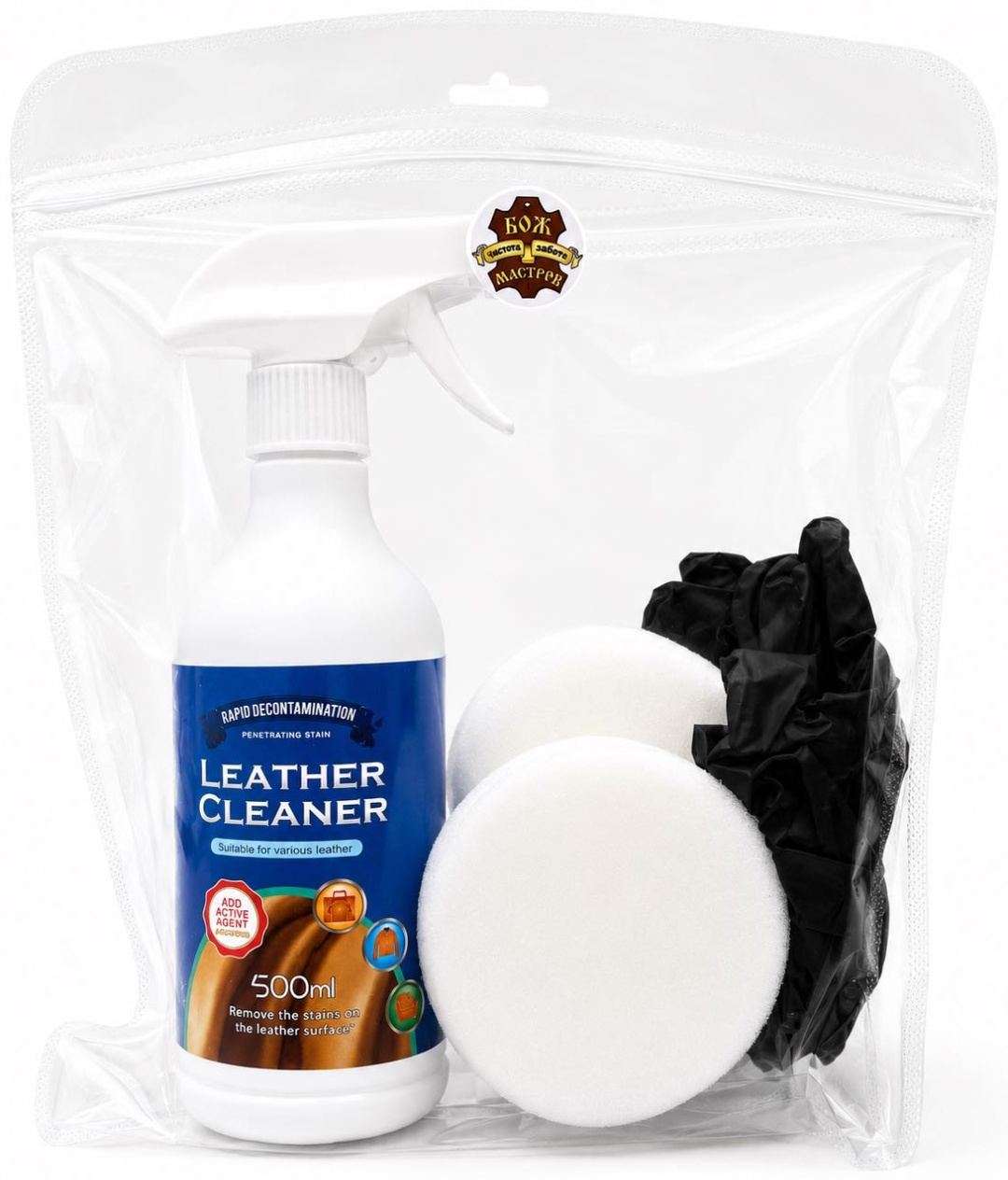 Кож Мастер очиститель бесцветный, Leather Cleaner
