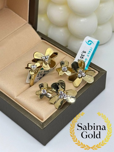 Sabina Gold KMP-SBN-1190 вес 7.99 г золото, фианит