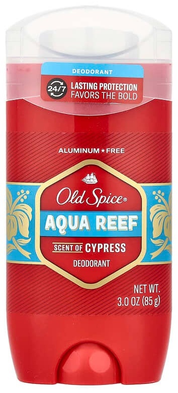 Old Spice Aqua Reef, дезодорант, кипарис, 85 г дезодорант для мужчин 85 г