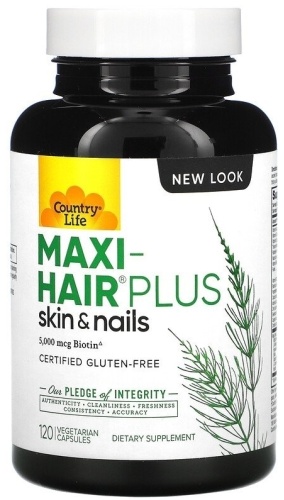 Country Life Maxi-Hair Plus 5000 мг капсулы 120 шт