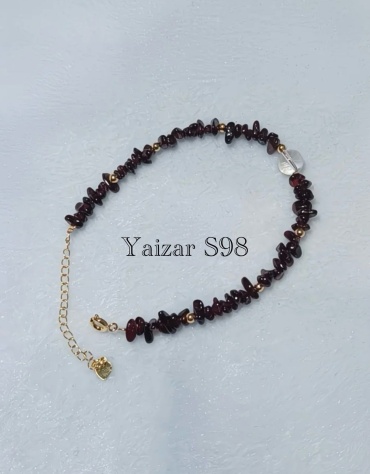 YAIZAR S98 длина 18 см натуральный камень, гранат, горный хрусталь
