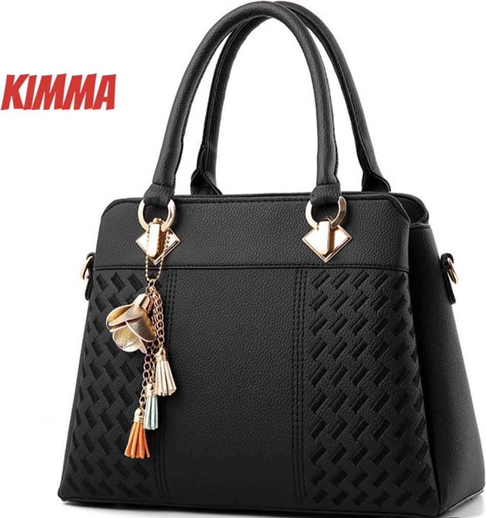 Сумка тоут KimmA искусственная кожа черный