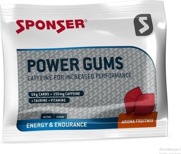SPONSER CAFFEINE  POWER GUMS