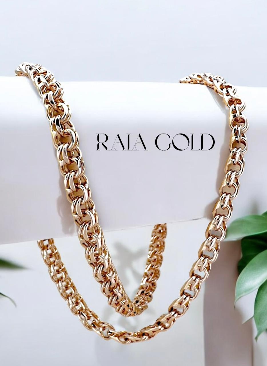 Raia Gold 551516 длина 55 см, вес 3.12 г золото, плетение бисмарк