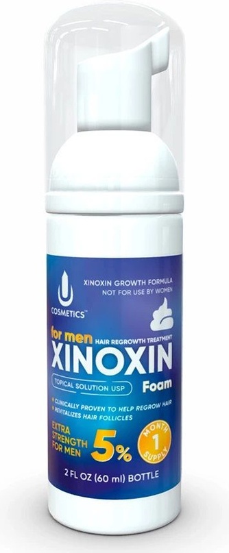 UNO Пена для роста волос и бороды с ксиноксином Xinoxin пенка 60 мл