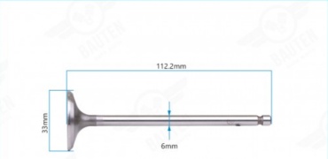 NIPPON MOTORS клапан впускной MD159502 4G63 16V SOHC